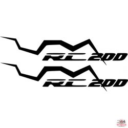 KTM RC 200 Adventure motor matrica szett