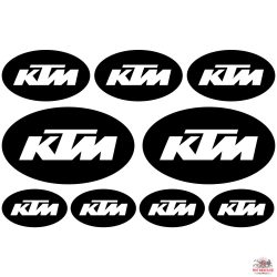 KTM logók matrica szett