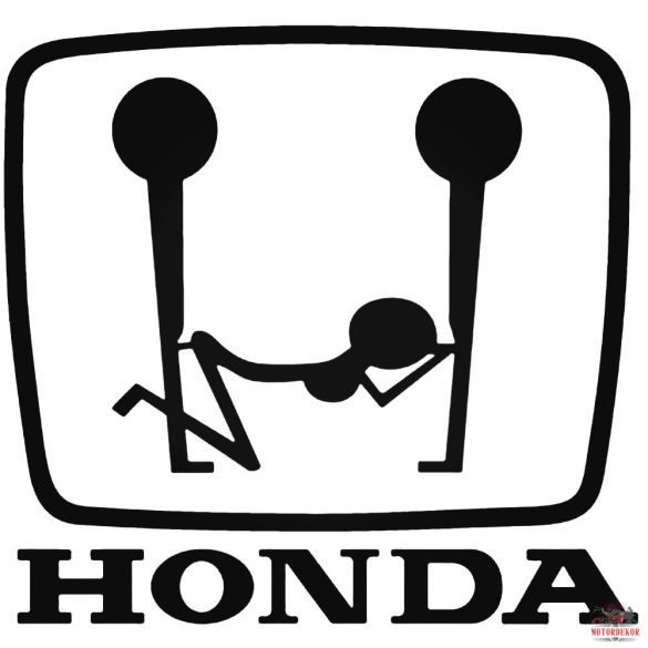 Honda vicces "1" matrica