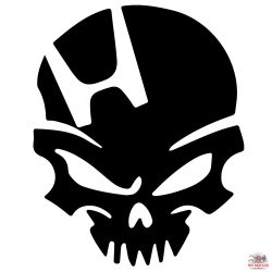 Honda halálfej matrica