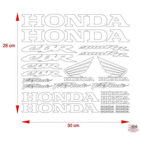 Honda CBR 900 RR szett