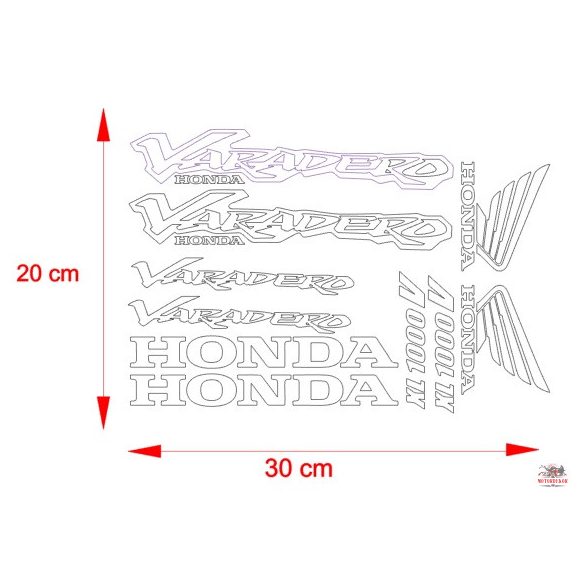 Honda Varadero XL 1000V szett