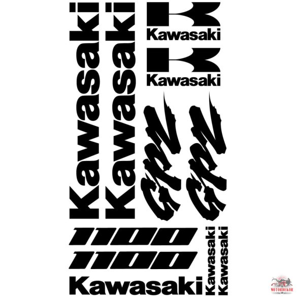 Kawasaki GPZ 1100 matrica szett