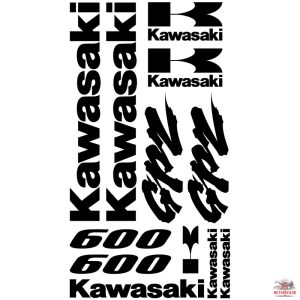 Kawasaki GPZ 600 matrica szett