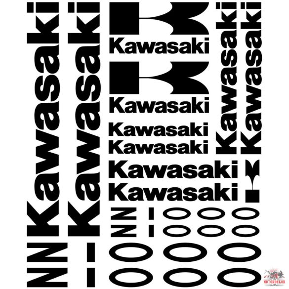 Kawasaki Z1000 matrica szett