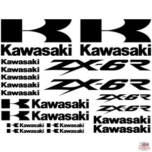 Kawasaki ZX 6R matrica szett