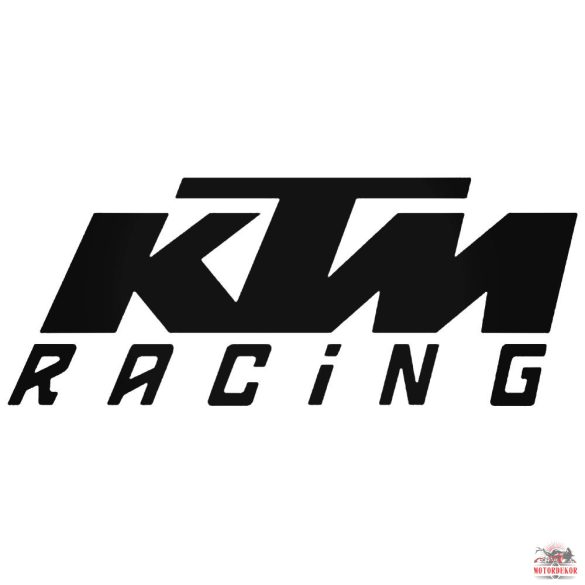 KTM Racing felirat matrica