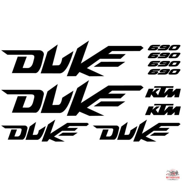 KTM 690 Duke matrica szett