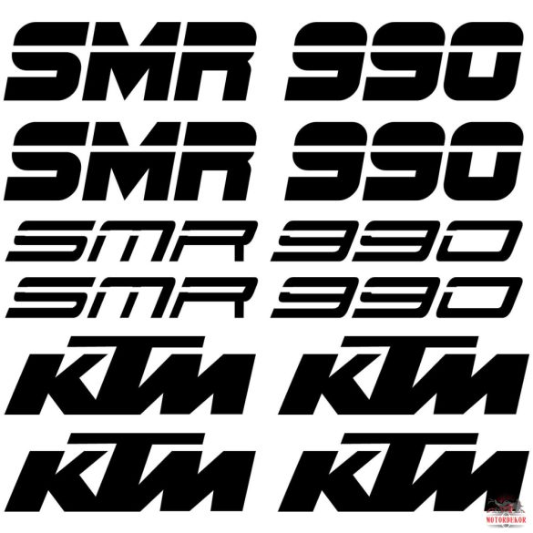 KTM SMR 990 matrica szett