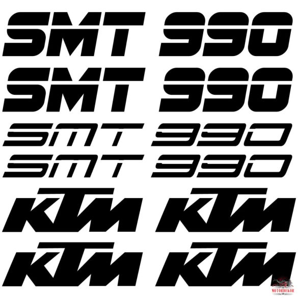 KTM SMT 990 matrica szett