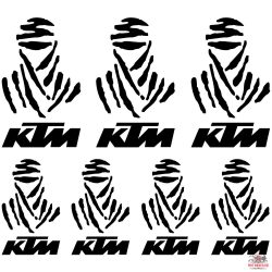 KTM Dakar matrica szett