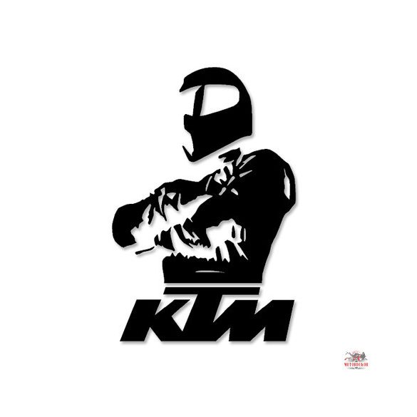 KTM motoros matrica