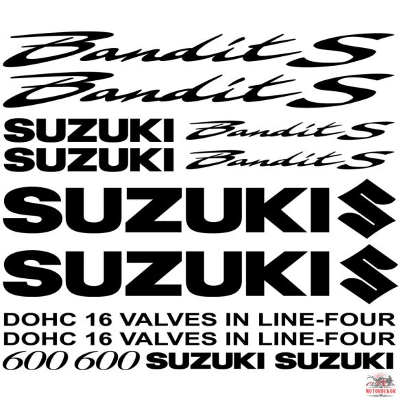 Suzuki Bandit 600 matrica szett