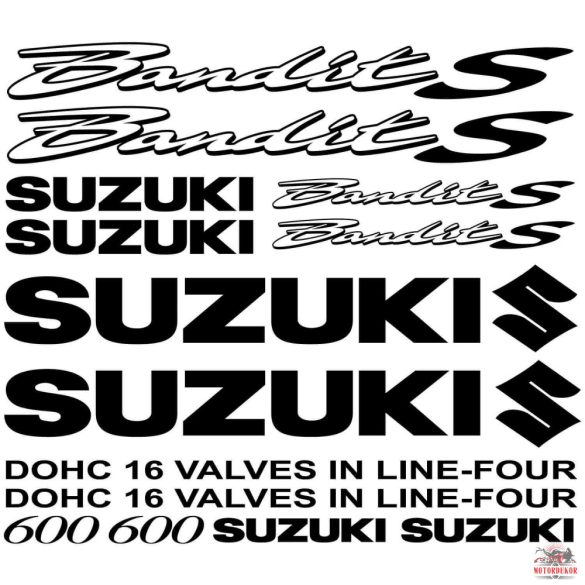 Suzuki BanditS 600 matrica szett