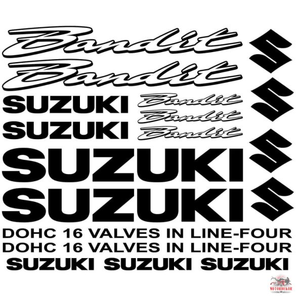 Suzuki bandit "1" matrica szett