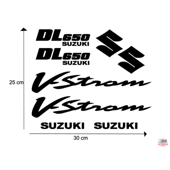 Suzuki DL650 matrica szett