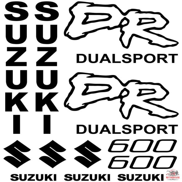 Suzuki Dualsport 600 matrica szett