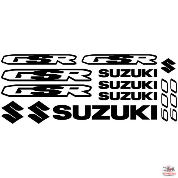 Suzuki GSR 600 "2" matrica szett