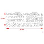 Suzuki GSR 750 "1" matrica szett