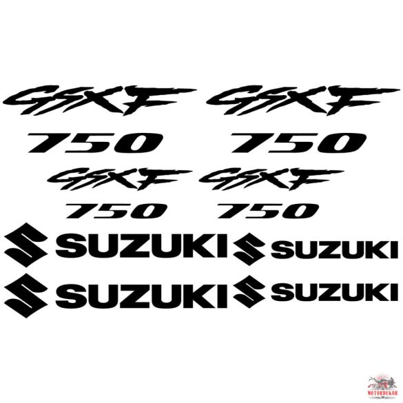 Suzuki GSXF 750 matrica szett