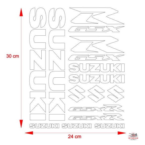 Suzuki GSXR matrica szett