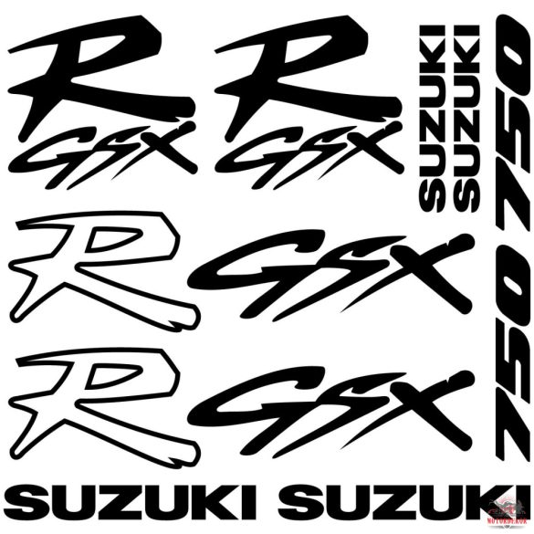 Suzuki RGSX 750 matrica szett