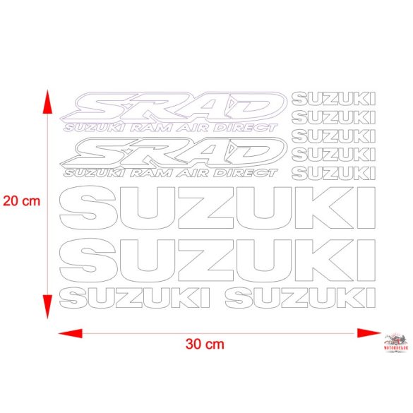 Suzuki SRAD matrica szett