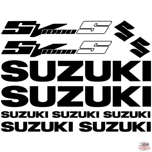 Suzuki SV1000s matrica szett