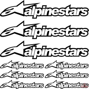 Alpinestars "2" szponzor matrica szett