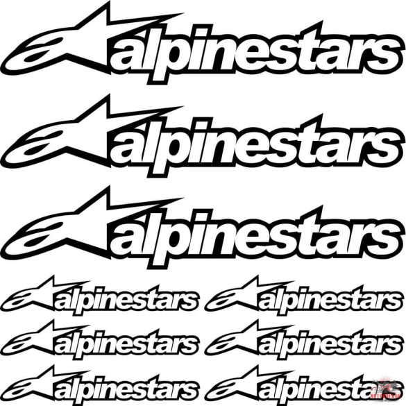 Alpinestars "2" szponzor matrica szett