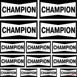 Champion szponzor matrica szett