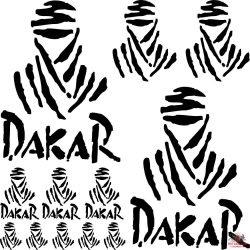 Dakar szponzor matrica szett