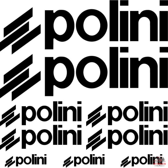 Polini "1" szponzor matrica szett