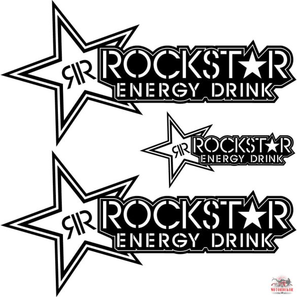 Rockstar Energy szponzor matrica szett