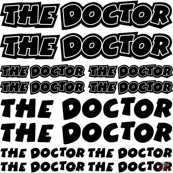 The Doctor szponzor matrica szett