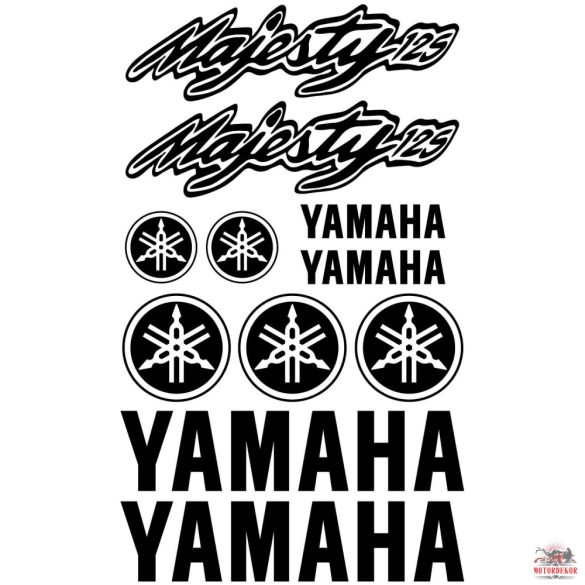 Yamaha Majesty 125 matrica szett