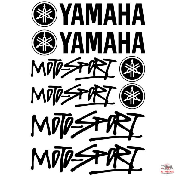 Yamaha Motorsport matrica szett
