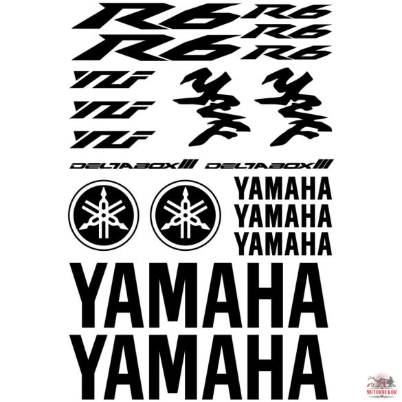 Yamaha YZF R6 matrica szett