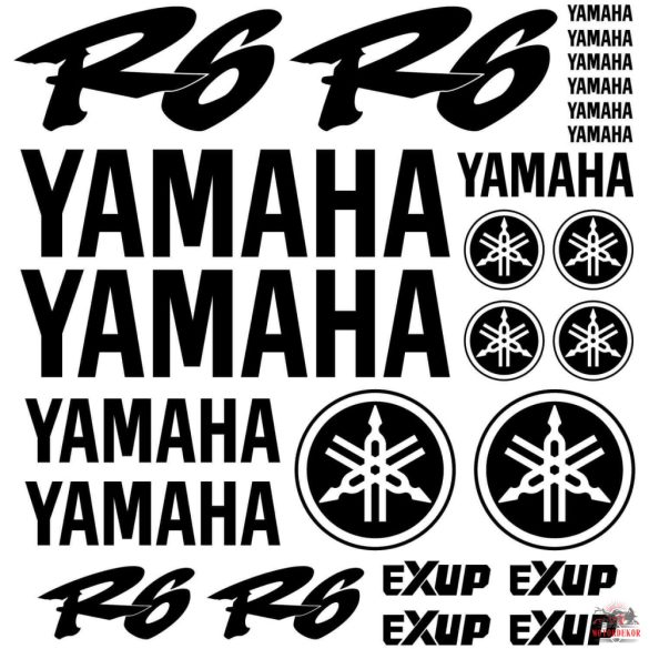 Yamaha Exup R6 "1" matrica szett