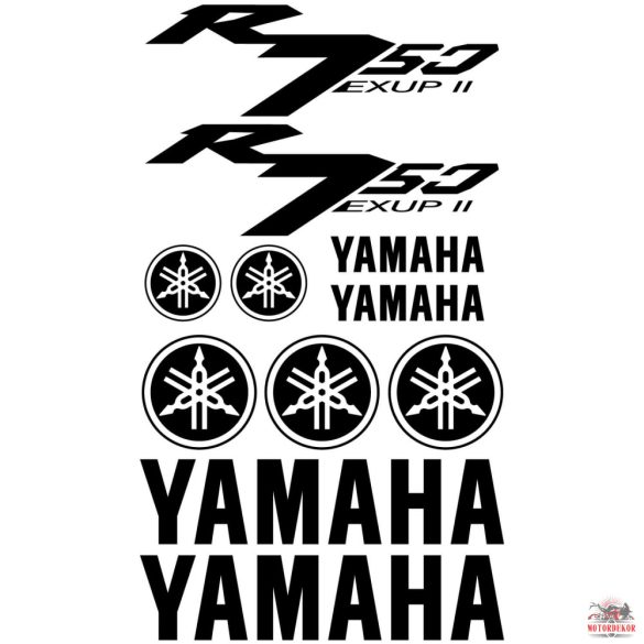 Yamaha R750 matrica szett