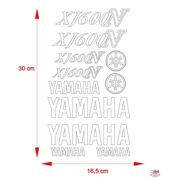 Yamaha XJ600N matrica szett