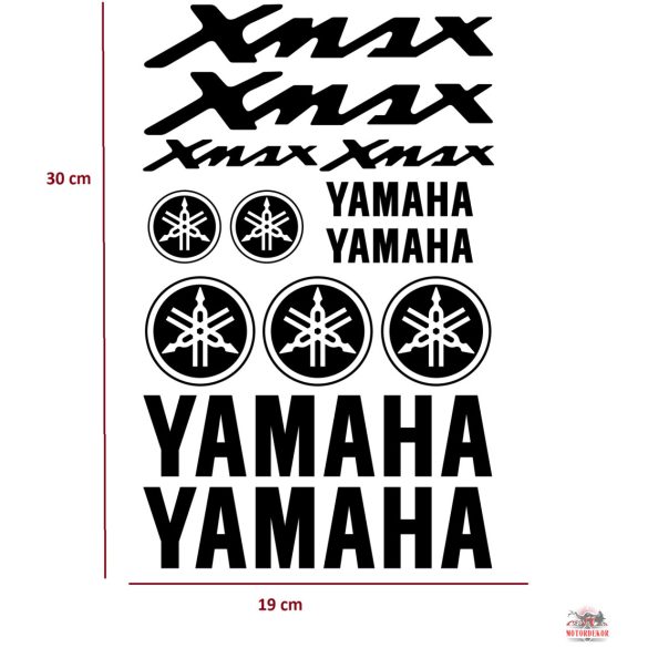 Yamaha XMAX matrica szett