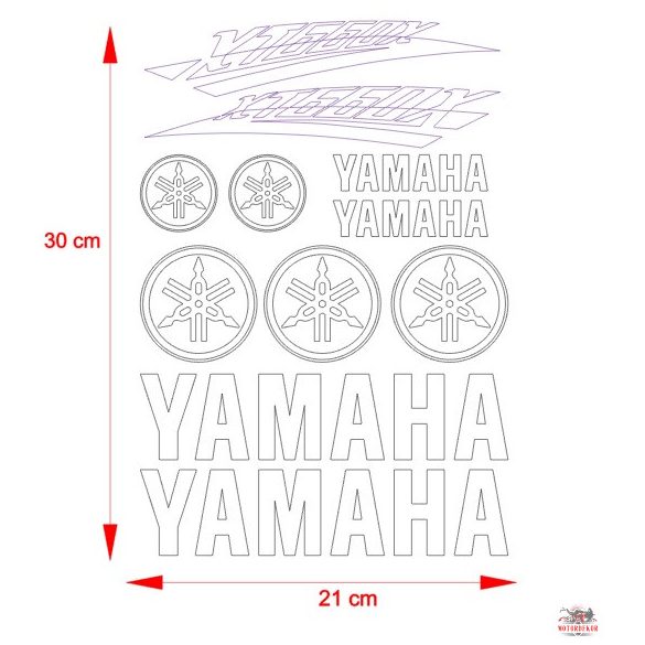 Yamaha XT660X matrica szett