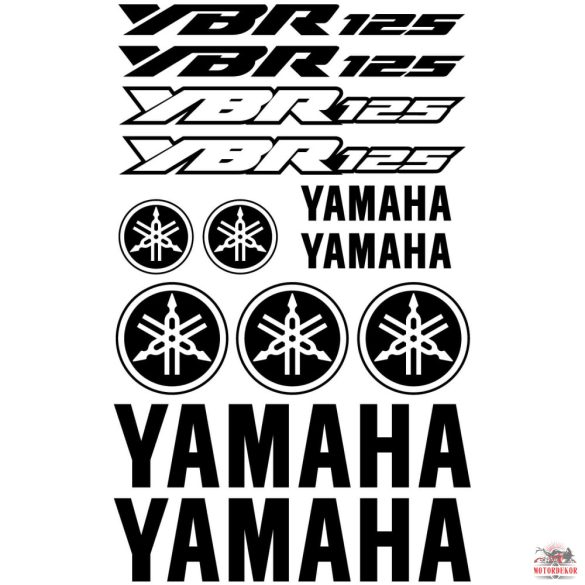 Yamaha YBR125 matrica szett