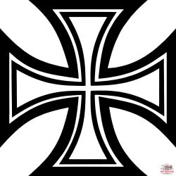 Vaskereszt matrica "7"