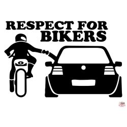 Respect for Bikers matrica