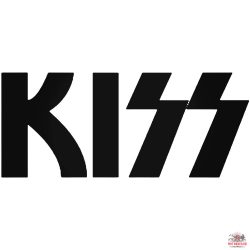 KISS logó matrica