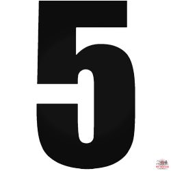 5-ös szám matrica