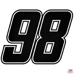 98-as szám matrica