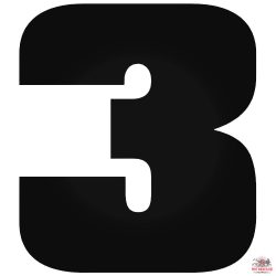3-as szám "1" matrica